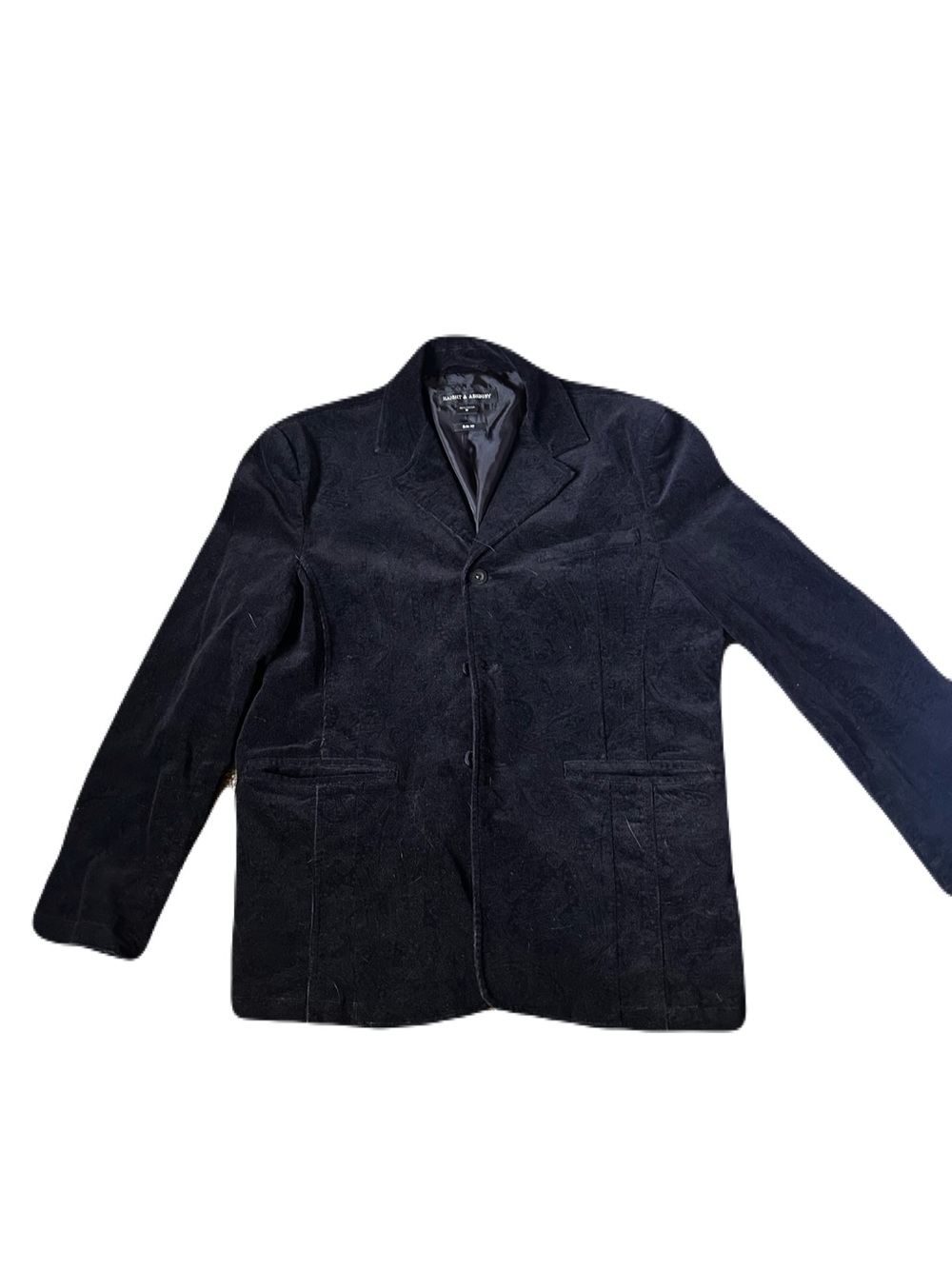 Embossed Paisley, Fine-Wale Corduroy, 100% Cotton Blazer